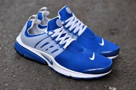 royal blue and white nikes.